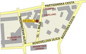 Poslovni prostor v Sežani zemljevid